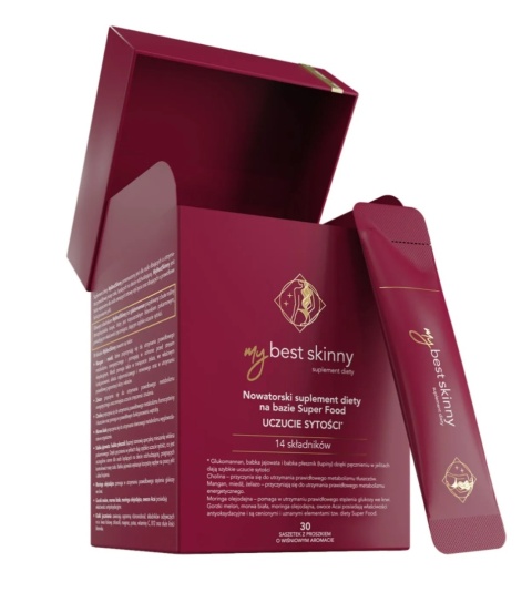 MyBestPharm MyBestSkinny 30 saszetek proszek o wiśniowym aromacie