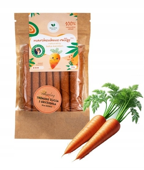 Naturalnie zdrowi Marchewkowy rolls SOLO 8 g Naturalnie zdrowi Marchewkowy rolls SOLO 8 g