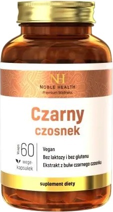 Noble Health Czarny czosnek 60 kapsułek