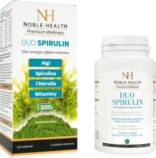 Noble Health Duo Spirulin 120 tabletek