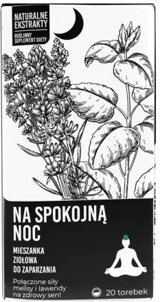 Noble Health Na spokojną noc Mieszanka ziołowa do zaparzania 20x2g