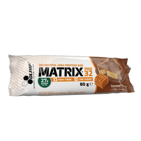 Olimp Baton Matrix Pro 32 80g o smaku karmelowym Olimp Baton Matrix Pro 32 80g o smaku karmelowym