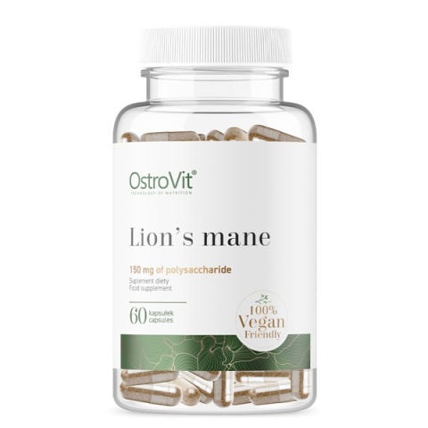 OstroVit Lion's Mane Soplówka Jeżowata 60 kapsułek OstroVit Lion's Mane Soplówka Jeżowata 60 kapsułek