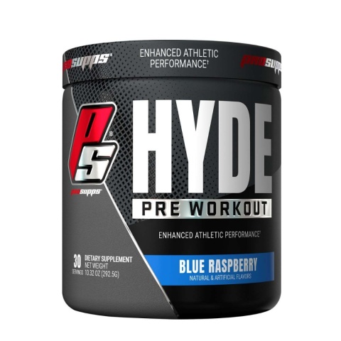 Pro Supps Hyde Pre Workout 292 g Blue Raspberry Pro Supps Hyde Pre Workout 292 g Blue Raspberry