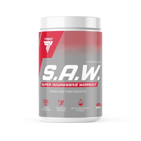 Trec S.A.W. w proszku 200g o smaku porzeczkowo - cytrynowym Trec S.A.W. w proszku 200g o smaku porzeczkowo - cytrynowym