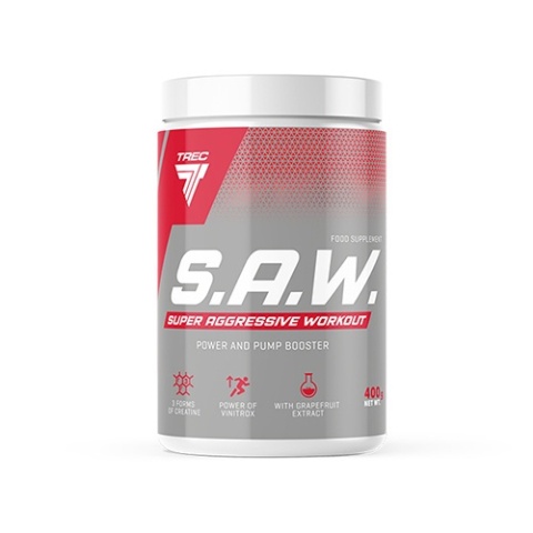 Trec S.A.W. w proszku 400g o smaku porzeczkowo - cytrynowym Trec S.A.W. w proszku 400g o smaku porzeczkowo - cytrynowym