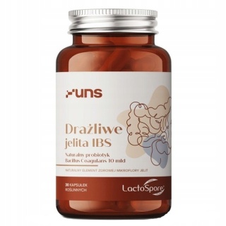 UNS Drażliwe Jelita IBS 30 vege kapsułek