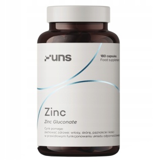 UNS ZINC cynk 30 mg 180 kapsułek