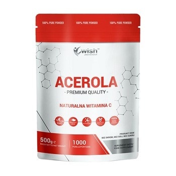 Wish Acerola Naturalna Witamina C proszek 500g Wish Acerola Naturalna Witamina C proszek 500g