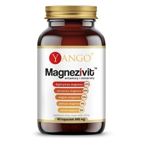 YANGO Magnezivit 40 kapsułek YANGO Magnezivit 40 kapsułek
