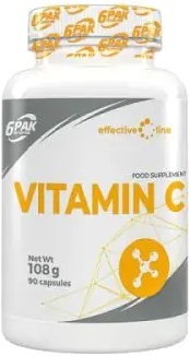 6PAK Witamina C 90 tabletek