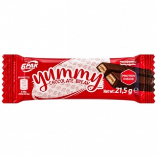 6PAK Yummy Chocolate Break Baton czekoladowy 21,5g