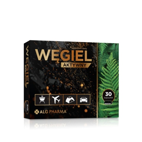 Alg Pharma Węgiel aktywny 30 kapsułek Alg Pharma Węgiel aktywny 30 kapsułek
