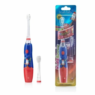 BRUSH-BABY KidzSonic Szczoteczka soniczna dla dzieci 3+ Rakieta
