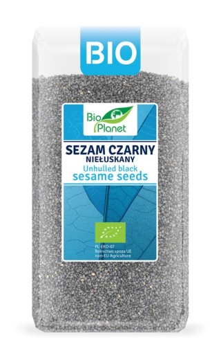 Bio Planet Sezam Czarny Niełuskany BIO 400 g