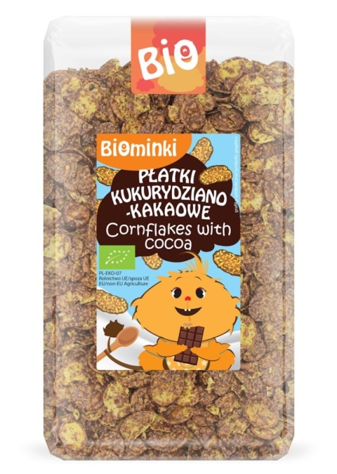 Biominki Płatki Kukurydziano-Kakaowe BIO 300 g Biominki Płatki Kukurydziano-Kakaowe BIO 300 g