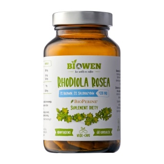 Biowen Rhodiola Rosea Różeniec Górski 420 mg 60 kapsułek