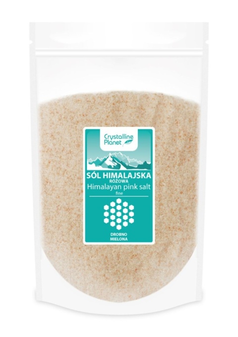Crystalline Planet Sól Himalajska Różowa Drobna 1 kg Crystalline Planet Sól Himalajska Różowa Drobna 1 kg