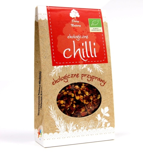 Dary Natury Chili Płatki BIO 30 g Dary Natury Chili Płatki BIO 30 g