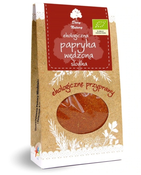 Dary Natury Papryka Słodka Wędzona BIO 50 g Dary Natury Papryka Słodka Wędzona BIO 50 g