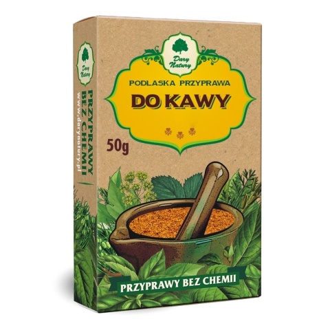 Dary Natury Przyprawa Do Kawy Bezglutenowa (Podlaska) 50 g Dary Natury Przyprawa Do Kawy Bezglutenowa (Podlaska) 50 g