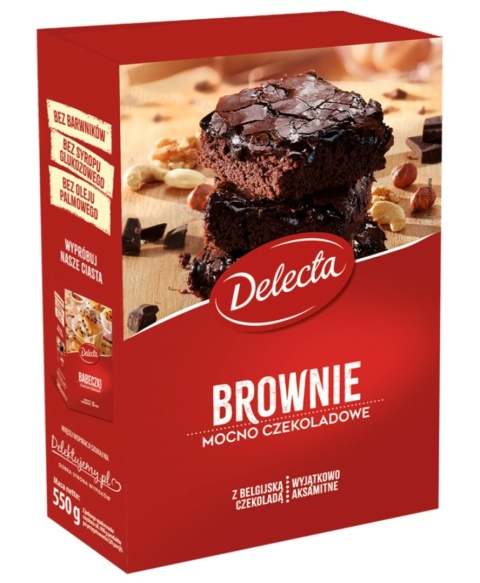 Delecta Ciasto Brownie 550 g Delecta Ciasto Brownie 550 g