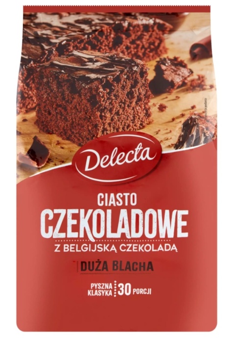 Delecta Ciasto Czekoladowe Duża Blacha 670 g Delecta Ciasto Czekoladowe Duża Blacha 670 g