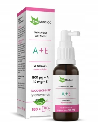 EkaMedica Witaminy A+E spray 30 ml