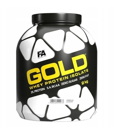 FA Gold Whey Protein Isolate 2 kg o smaku waniliowym FA Gold Whey Protein Isolate 2 kg o smaku waniliowym