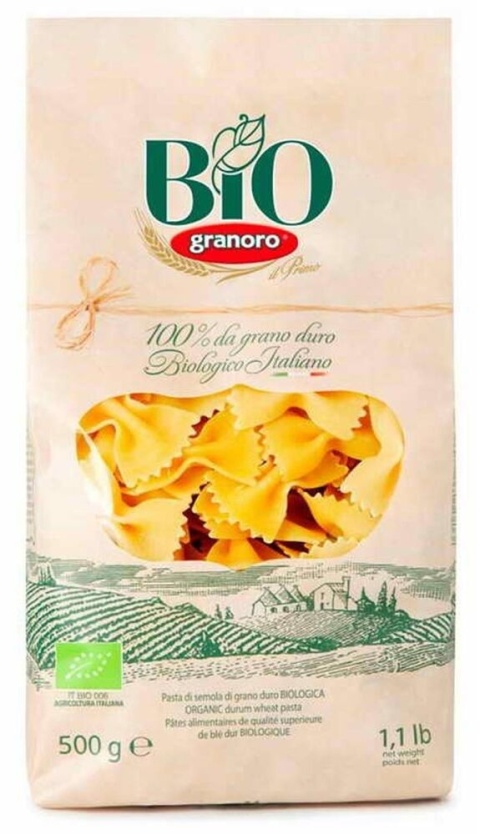 GRANORO Makaron farfalle BIO 500 g GRANORO Makaron farfalle BIO 500 g
