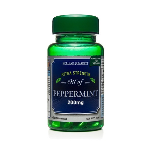 Holland & Barrett Olej miętowy 200mg 60 kapsułek Holland & Barrett Olej miętowy 200mg 60 kapsułek