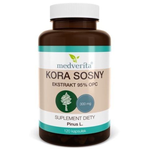 Medverita Kora sosny 120 kapsułek Medverita Kora sosny 120 kapsułek
