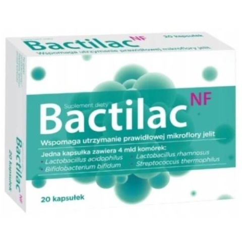 Nord Farm Bactilac NF 20 kapsułek Nord Farm Bactilac NF 20 kapsułek
