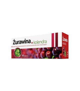 Nord Farm Żurawina + kolendra 60 tabletek
