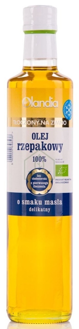 OLANDIA Olej rzepakowy o smaku masła BIO 500 ml