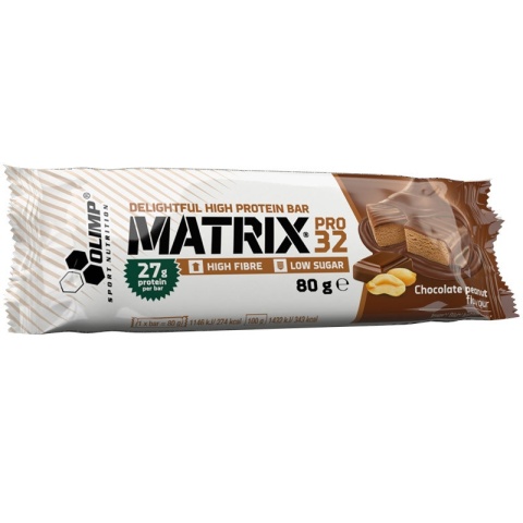 Olimp Baton Matrix Pro 32 80g o smaku czekoladowo - orzechowym Olimp Baton Matrix Pro 32 80g o smaku czekoladowo - orzechowym