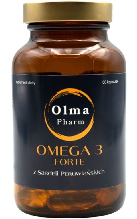 Olma Pharm OMEGA 3 FORTE z Sardeli Peruwiańskich 60 kapsułek Olma Pharm OMEGA 3 FORTE z Sardeli Peruwiańskich 60 kapsułek