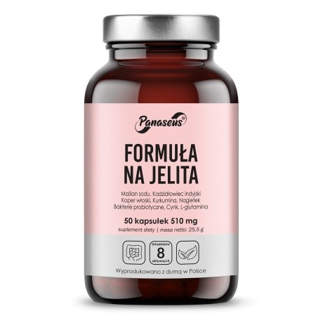 Panaseus Formuła na jelita 50 kapsułek Panaseus Formuła na jelita 50 kapsułek