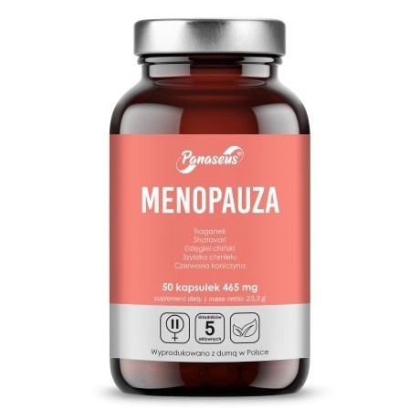 Panaseus Menopauza 50 kapsułek Panaseus Menopauza 50 kapsułek