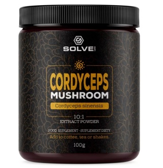 SolveLabs Cordyceps (Cordyceps Sinensis) 10:1 100 g