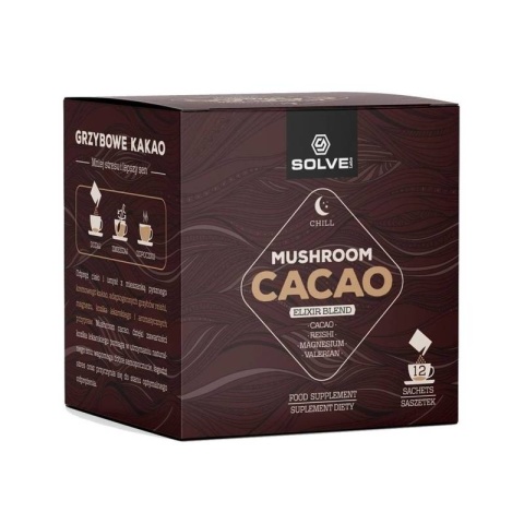 SolveLabs Mushroom Cacao Elixir 12 saszetek SolveLabs Mushroom Cacao Elixir 12 saszetek
