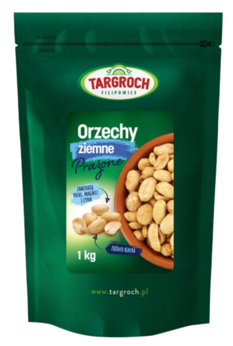 Targroch Orzechy ziemne prażone doypack 1 kg Targroch Orzechy ziemne prażone doypack 1 kg