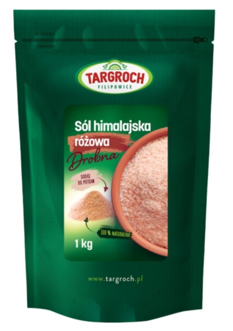 Targroch Sól himalajska różowa drobna 1 kg Targroch Sól himalajska różowa drobna 1 kg