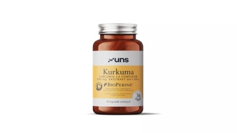 UNS Kurkumina + Bioperine 60 vege kapsułek UNS Kurkumina + Bioperine 60 vege kapsułek