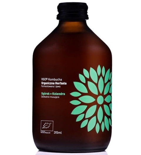 VIGO Kombucha Ogórek + Kolendra BIO 330ml VIGO Kombucha Ogórek + Kolendra BIO 330ml