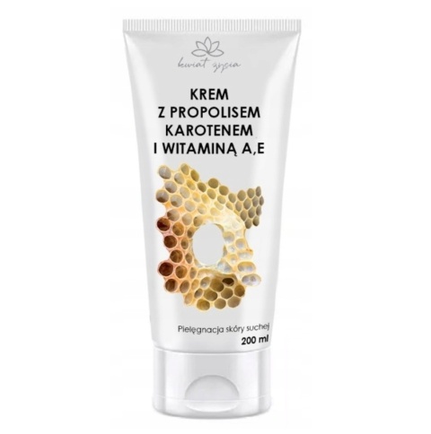 White Pharma Krem z propolisem karotenem i witaminami A+E 200 ml White Pharma Krem z propolisem karotenem i witaminami A+E 200 ml