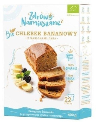 ZDROWO NAMIESZANE Mieszanka do wypieku chlebka bananowego z Chia 400 g