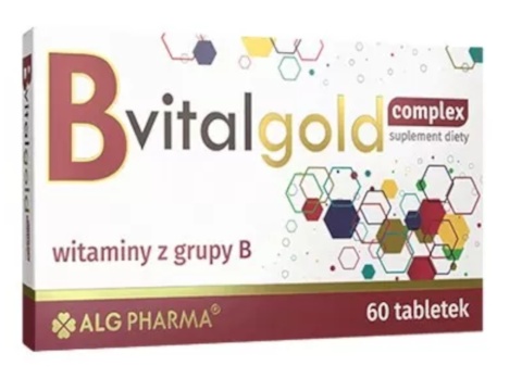 Alg Pharma B VitalGold Complex 60 tabletek Alg Pharma B VitalGold Complex 60 tabletek