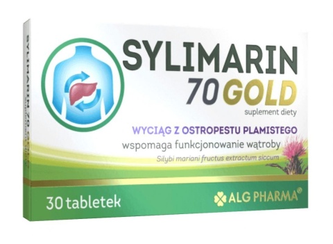 Alg Pharma Sylimarin 70 Gold 30 tabletek Alg Pharma Sylimarin 70 Gold 30 tabletek