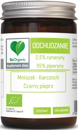 BeOrganic by Aliness Odchudzanie BIO 400 mg 100 tabletek